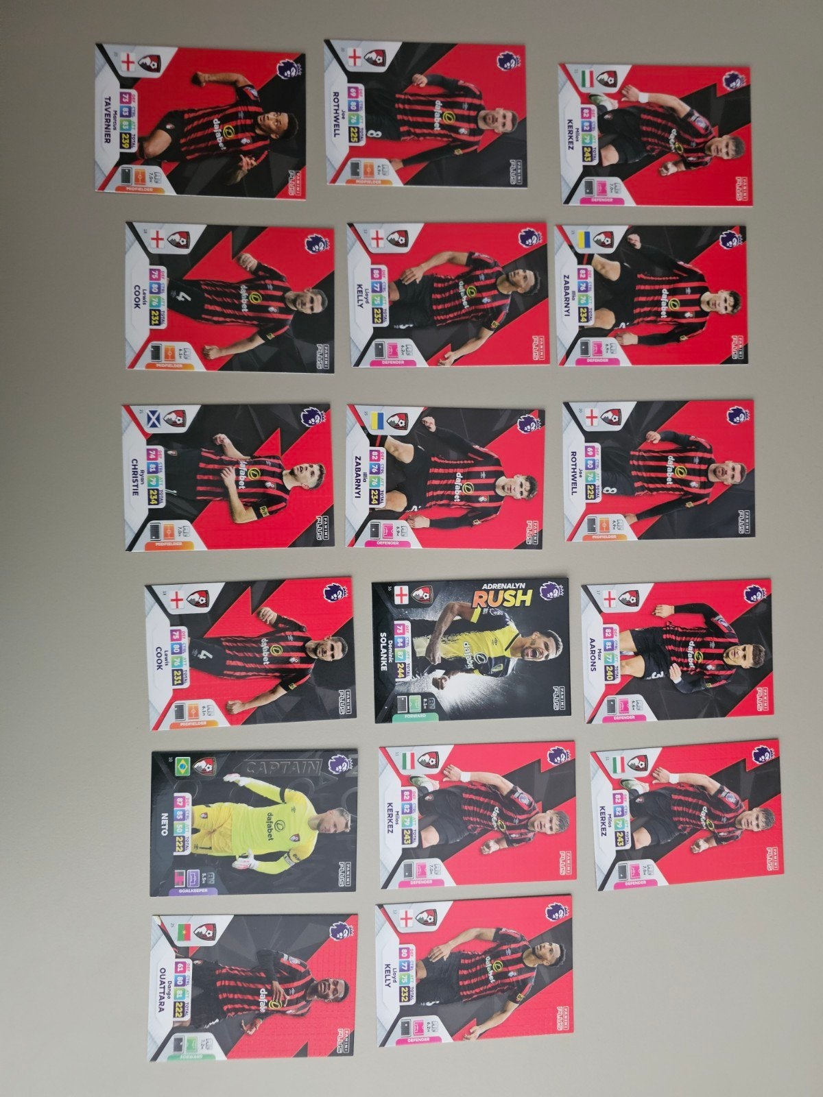 Voetbalkaarten Premier League Adrenalyn XL 2023/24, Ophalen, Zo goed als nieuw, Meerdere kaarten