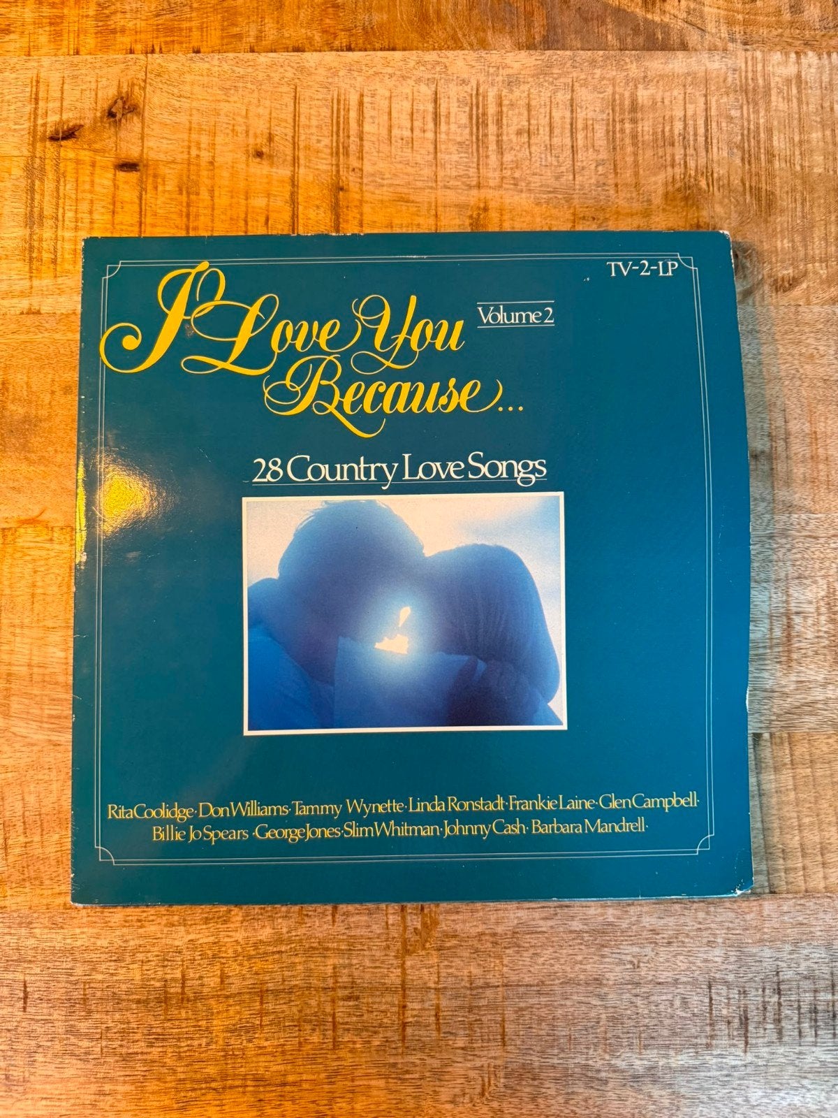 I love you because 28 country Love songs vol 2 LP, Ophalen, Gebruikt, 12 inch