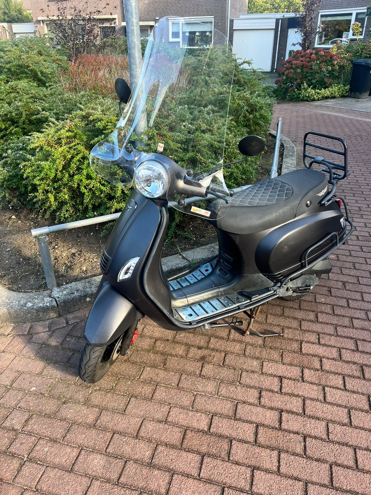DJJD Cashmere 50cc snorscooter – Mat zwart – 2019, Fietsen en Brommers, Gebruikt, Benzine, Ophalen, Overige merken