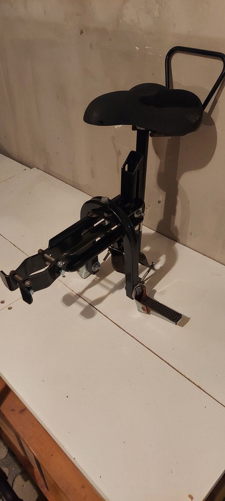 Zadel op stang (buiszadel), Fietsen en Brommers, Voetsteuntjes, 22 t/m 36 kg, Voorzitje, Ophalen of Verzenden