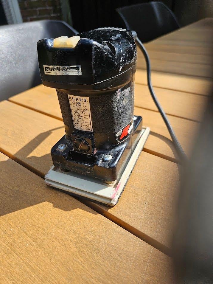 Rupes schuurmachine, Ophalen of Verzenden, Gebruikt, Minder dan 600 watt, Vlakschuurmachine