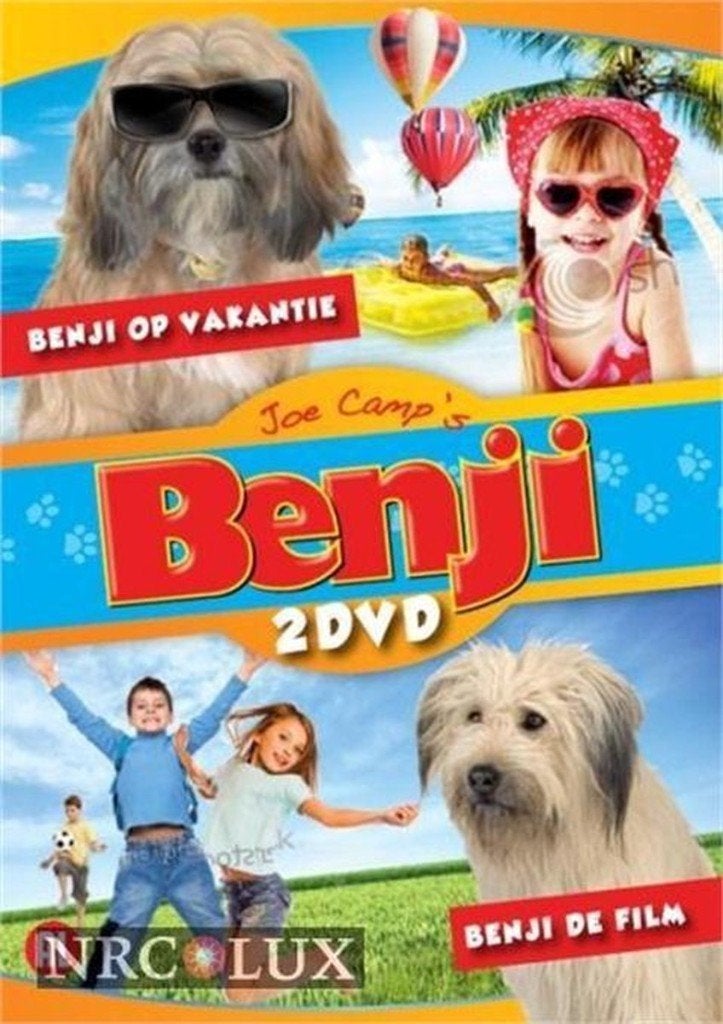 2-DVD Benji - Op Vakantie/De Film, Avontuur, Alle leeftijden, Ophalen of Verzenden, Zo goed als nieuw