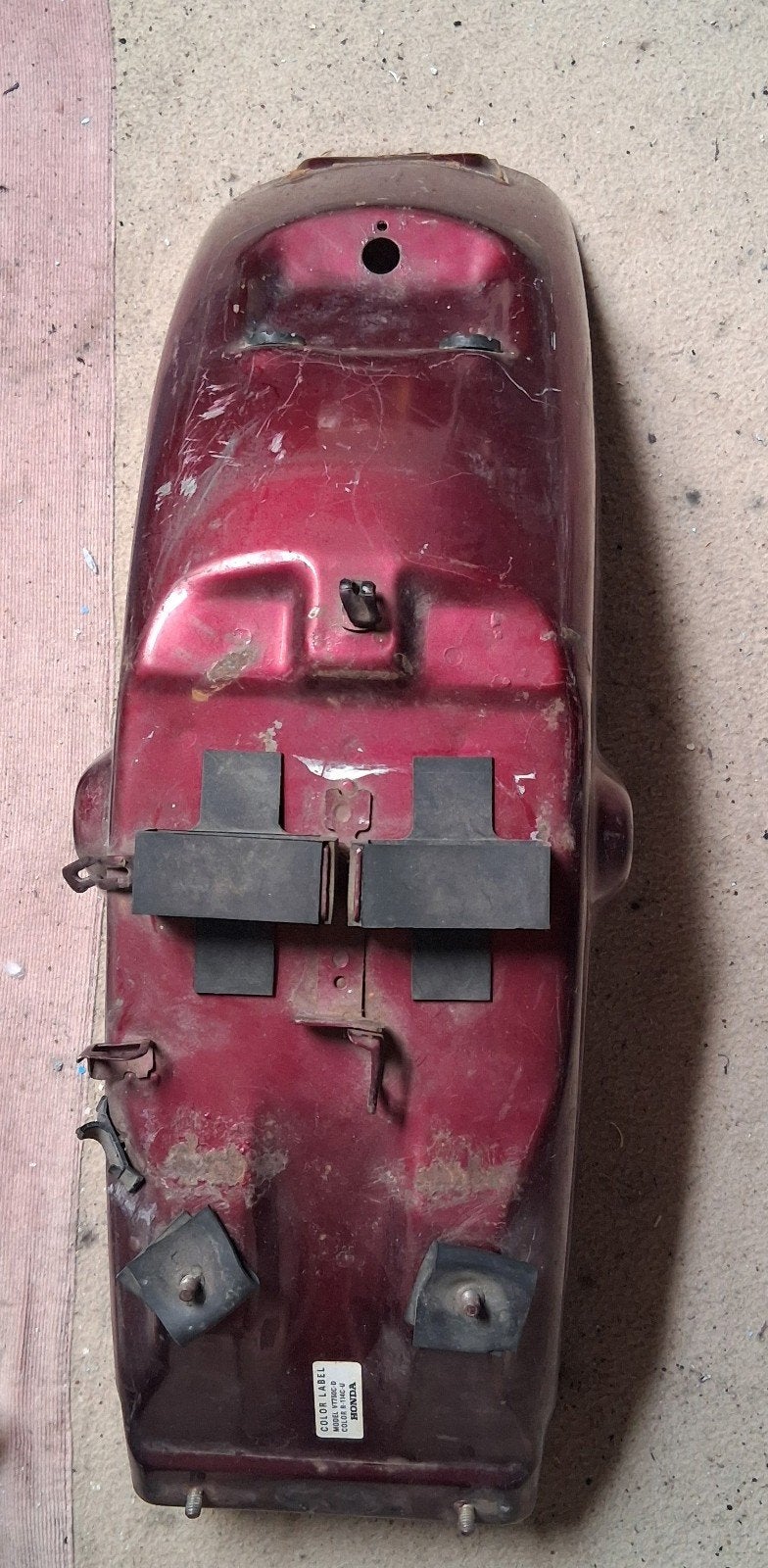 Stalen achterspatbord Honda VT750 C-D, Ophalen of Verzenden, Gebruikt