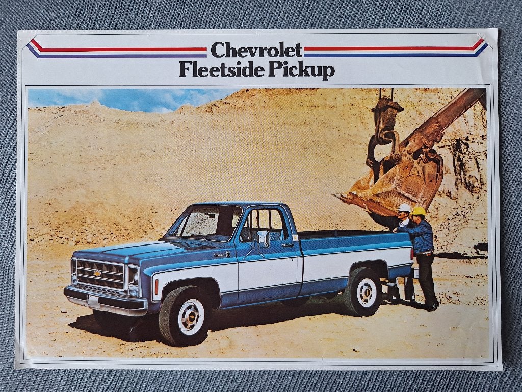 Leaflet CHEVROLET Fleetside Pickup - NL, Verzenden, Gelezen, Chevrolet