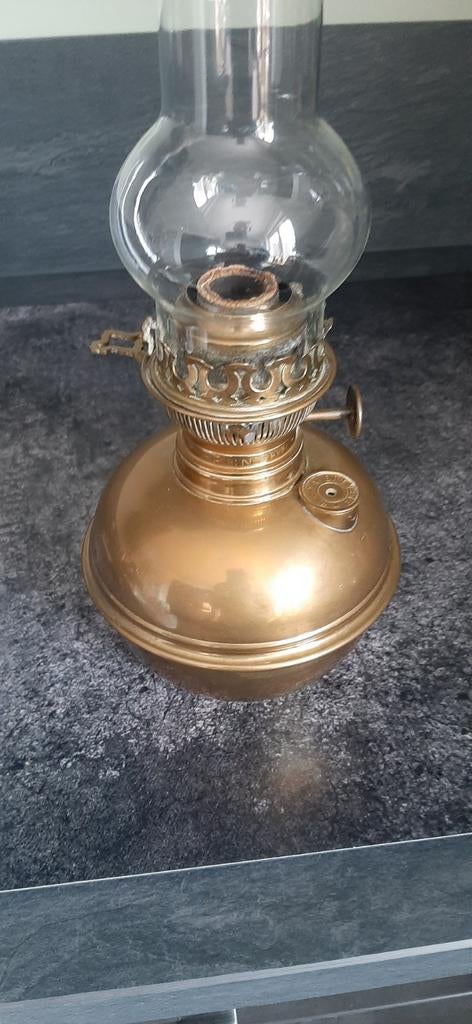 Koperen olielamp, Antiek en Kunst, Antiek | Lampen, Ophalen