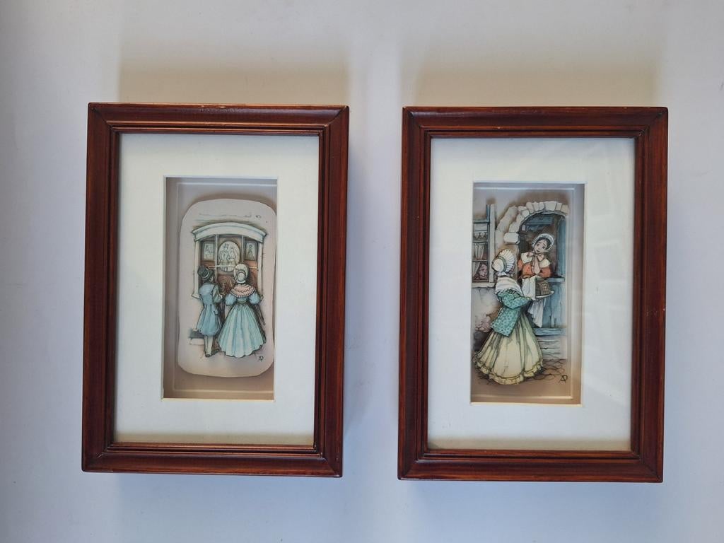 2 leuke ingelijste 3D prentjes van Anton Pieck.
18 x 12,5 cm, Ophalen of Verzenden, Zo goed als nieuw, Prent