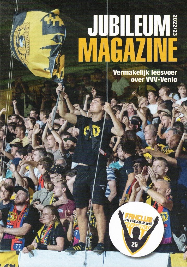 Jubileummagazine fanclub VVV-Venlo 2022/23, Boeken, Paul Seelen e.a., Ophalen of Verzenden, Zo goed als nieuw, Balsport