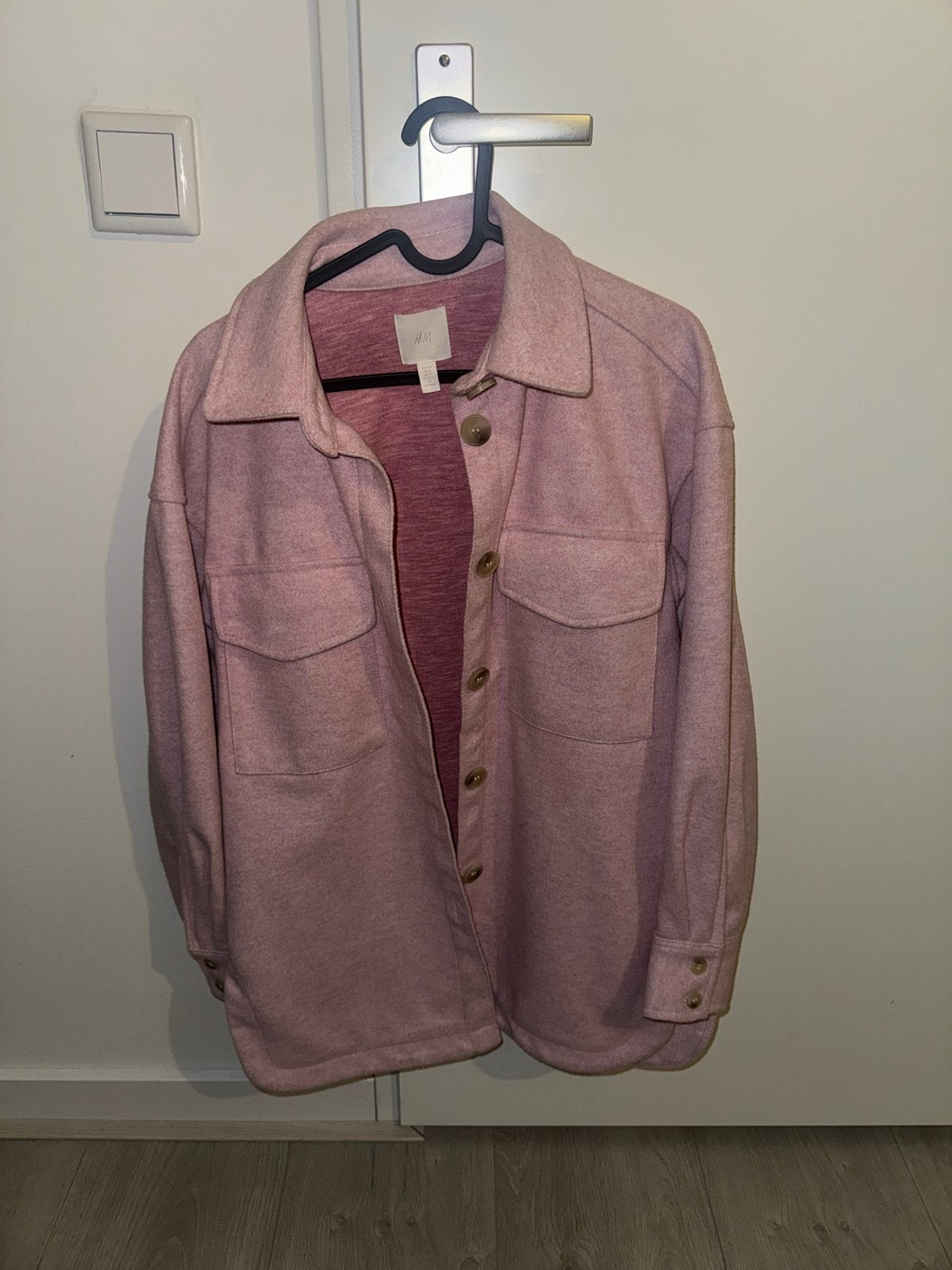 Roze H&M Overshirt / Zomerjas / Tussenjas - Maat S, Ophalen of Verzenden, Nieuw, Maat 36 (S), Roze