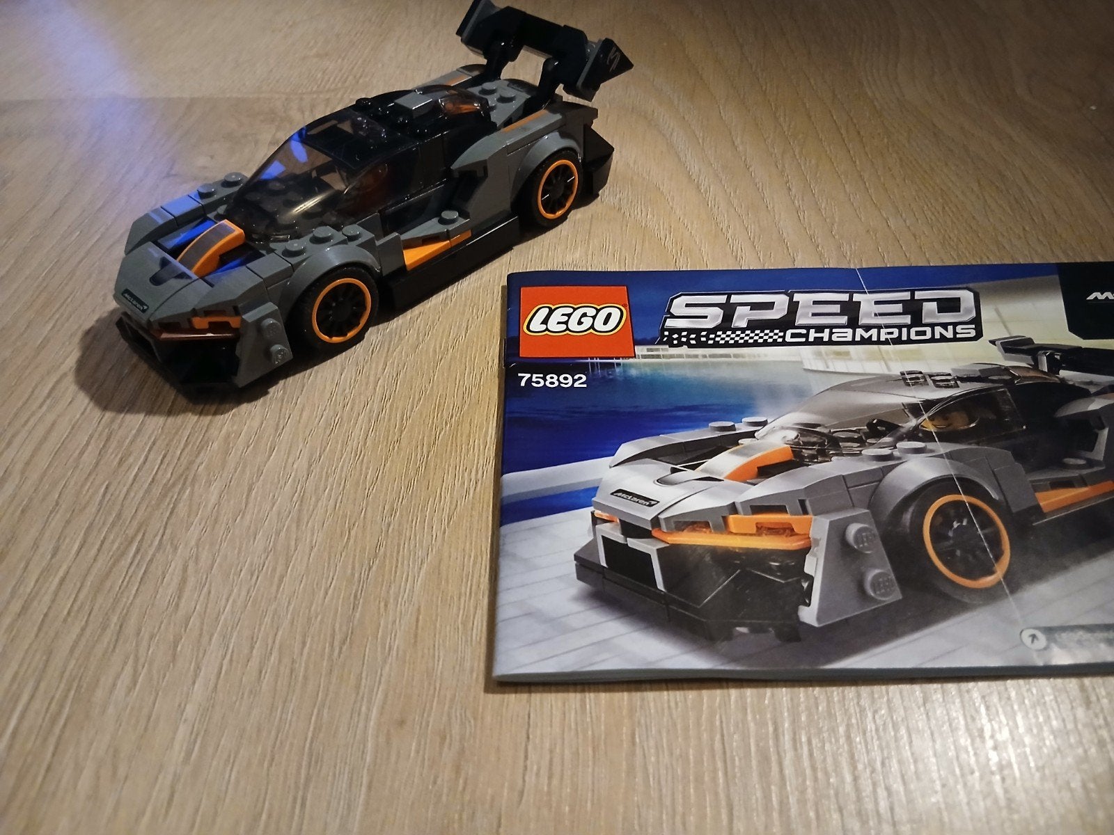 Lego Speed Champions 75892 McLaren Senna met boekje en figur, Kinderen en Baby's, Speelgoed | Duplo en Lego, Compleet, Gebruikt