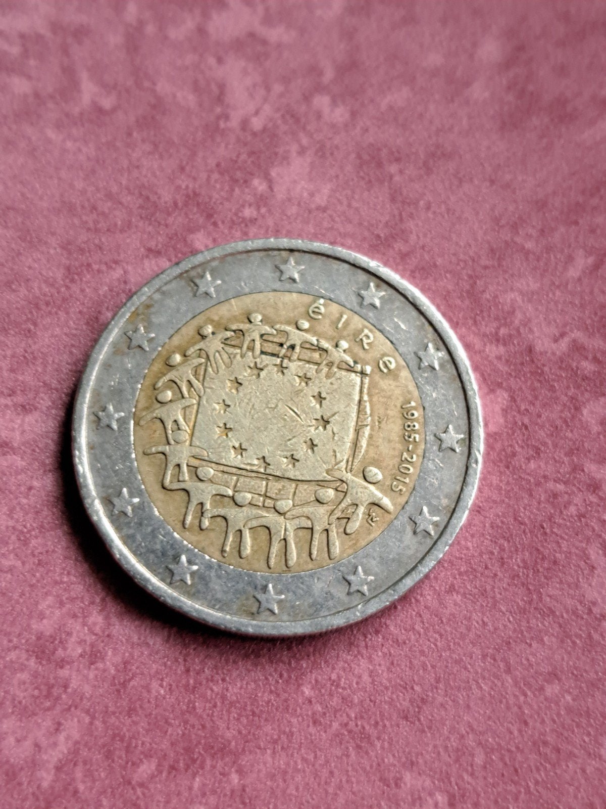 2 euro cc Ierland 2015 Europese Vlag, Postzegels en Munten, Munten | Europa | Euromunten, Ophalen of Verzenden, Ierland, 2 euro