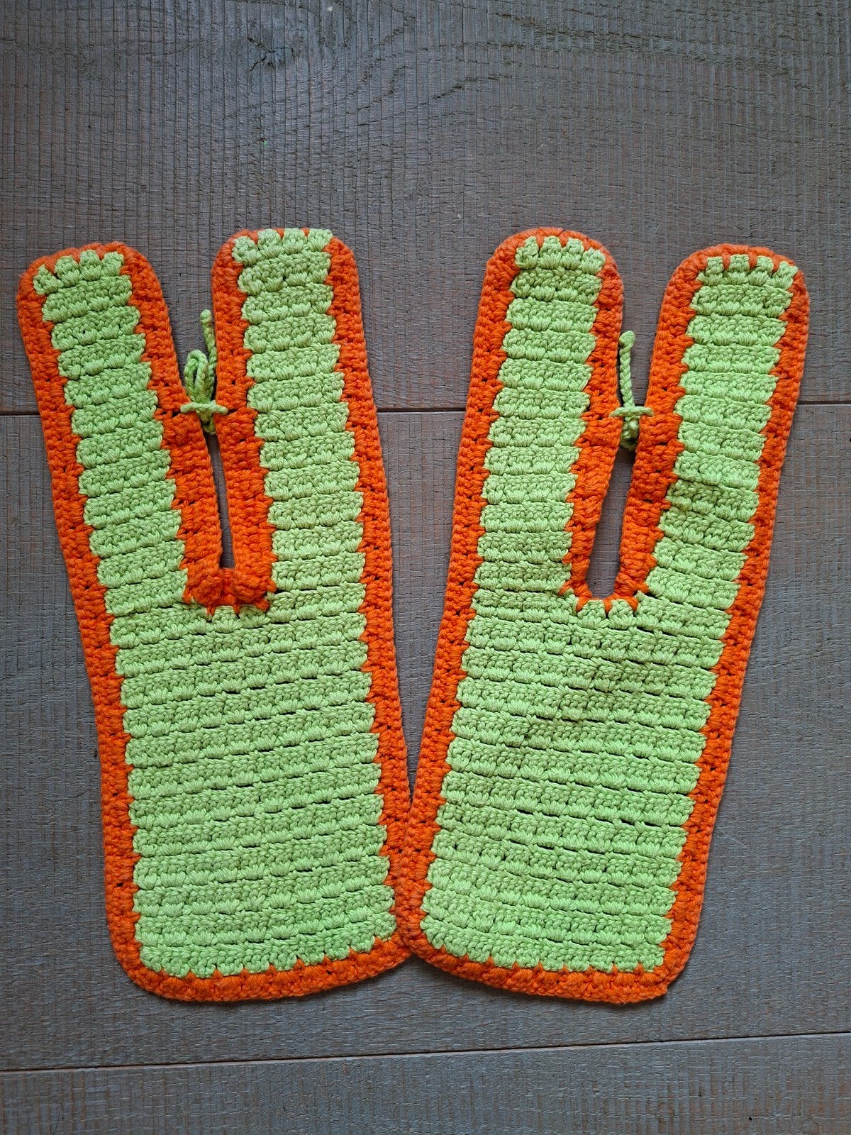 vintage pannenlappen, Ophalen of Verzenden, Zo goed als nieuw, Nvt, Nvt