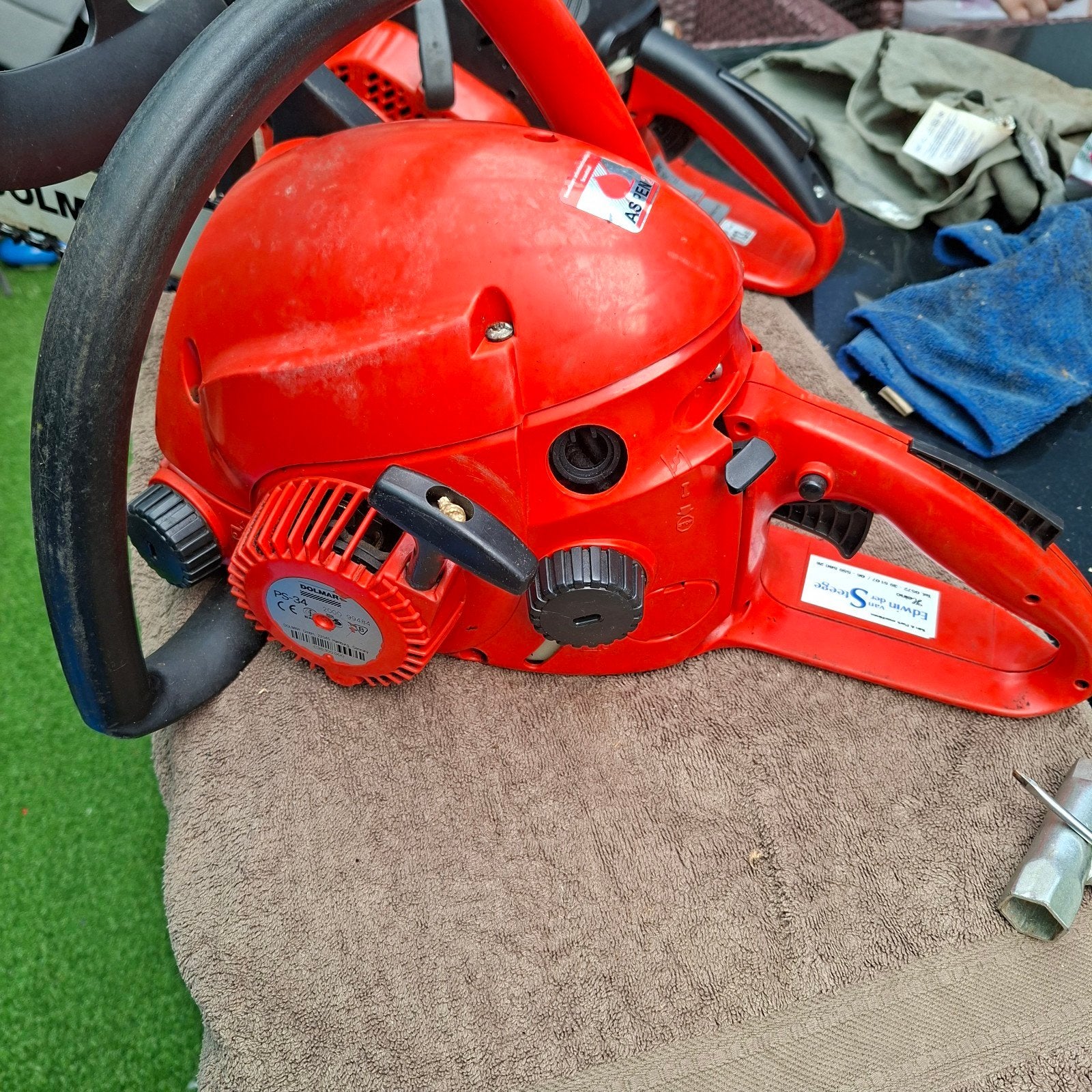 Dolmar PS34 Kettingzaag - Krachtig en Betrouwbaar, Ophalen of Verzenden, Gebruikt, 30 t/m 39 mm, Dolmar