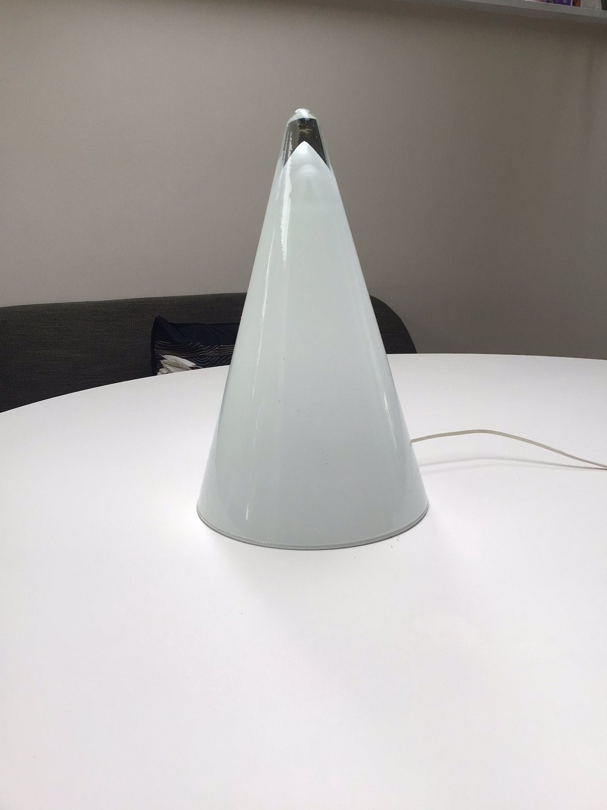 Vintage Kegelvormige Glas Lamp "Teepee", Gebruikt, Overige merken, Vintage, 38 cm