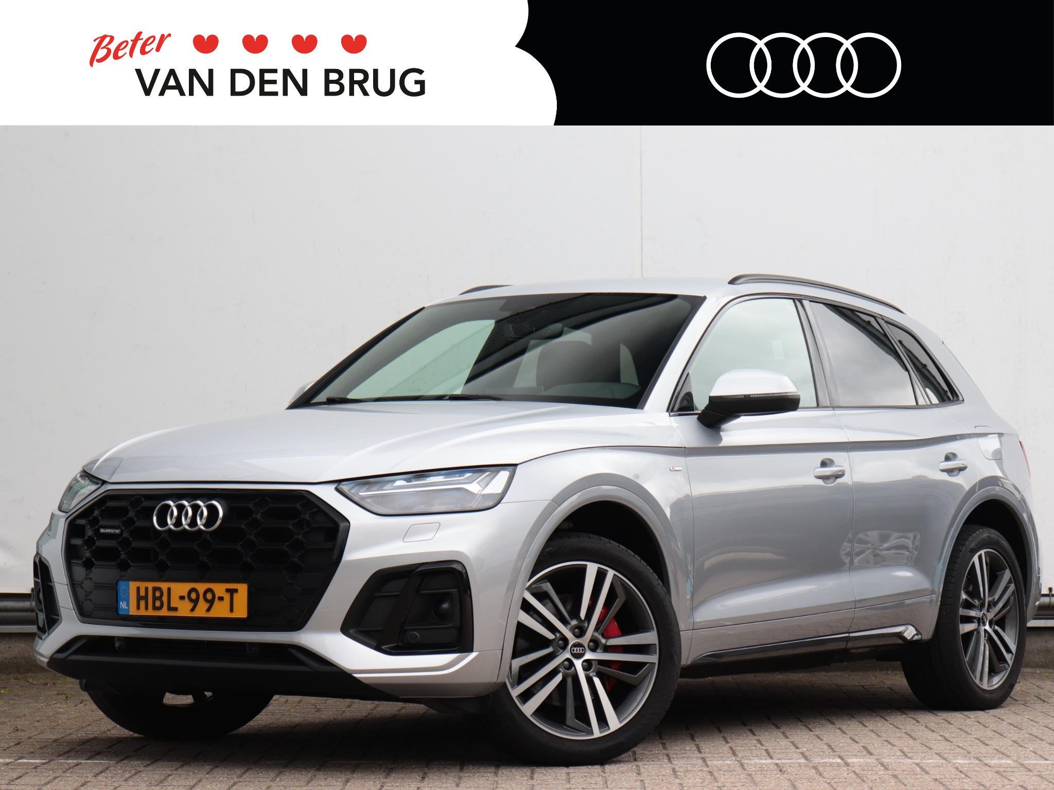 Audi Q5 55 TFSI e S edition | Trekhaak | Achteruitrijcamera, Auto's, Audi, Automaat, Gebruikt, 4 cilinders, Automatische klimaatregeling