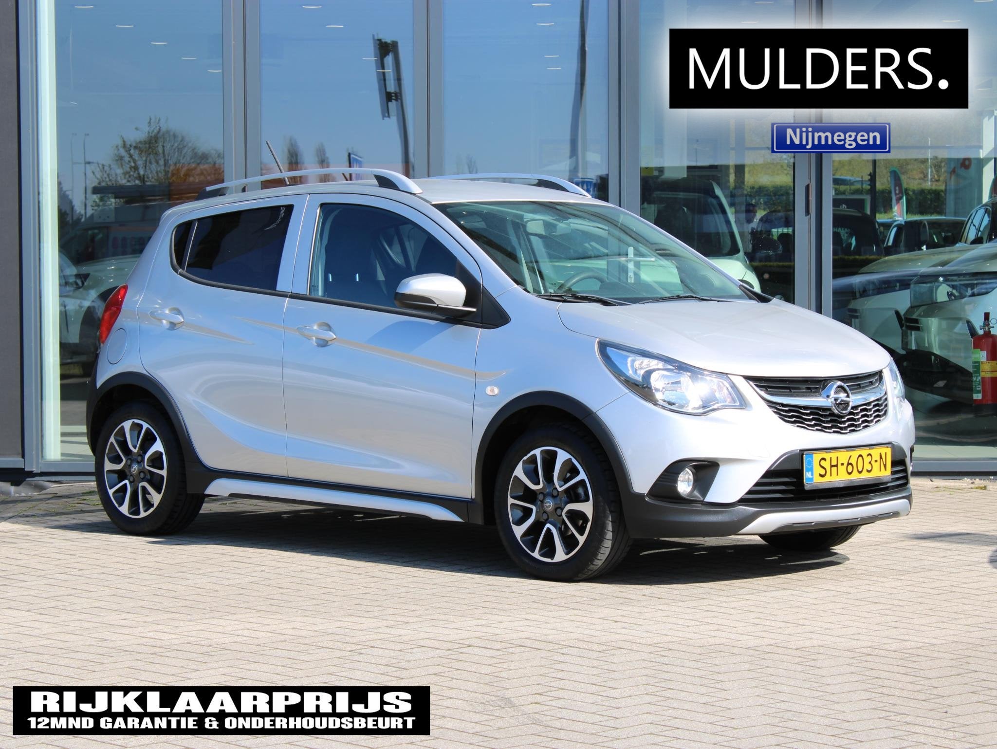 Opel KARL 1.0 Rocks Online Edition AIRCO / PDC / CARPLAY / T, Auto's, Voorwielaandrijving, Stof, Gebruikt, LED verlichting