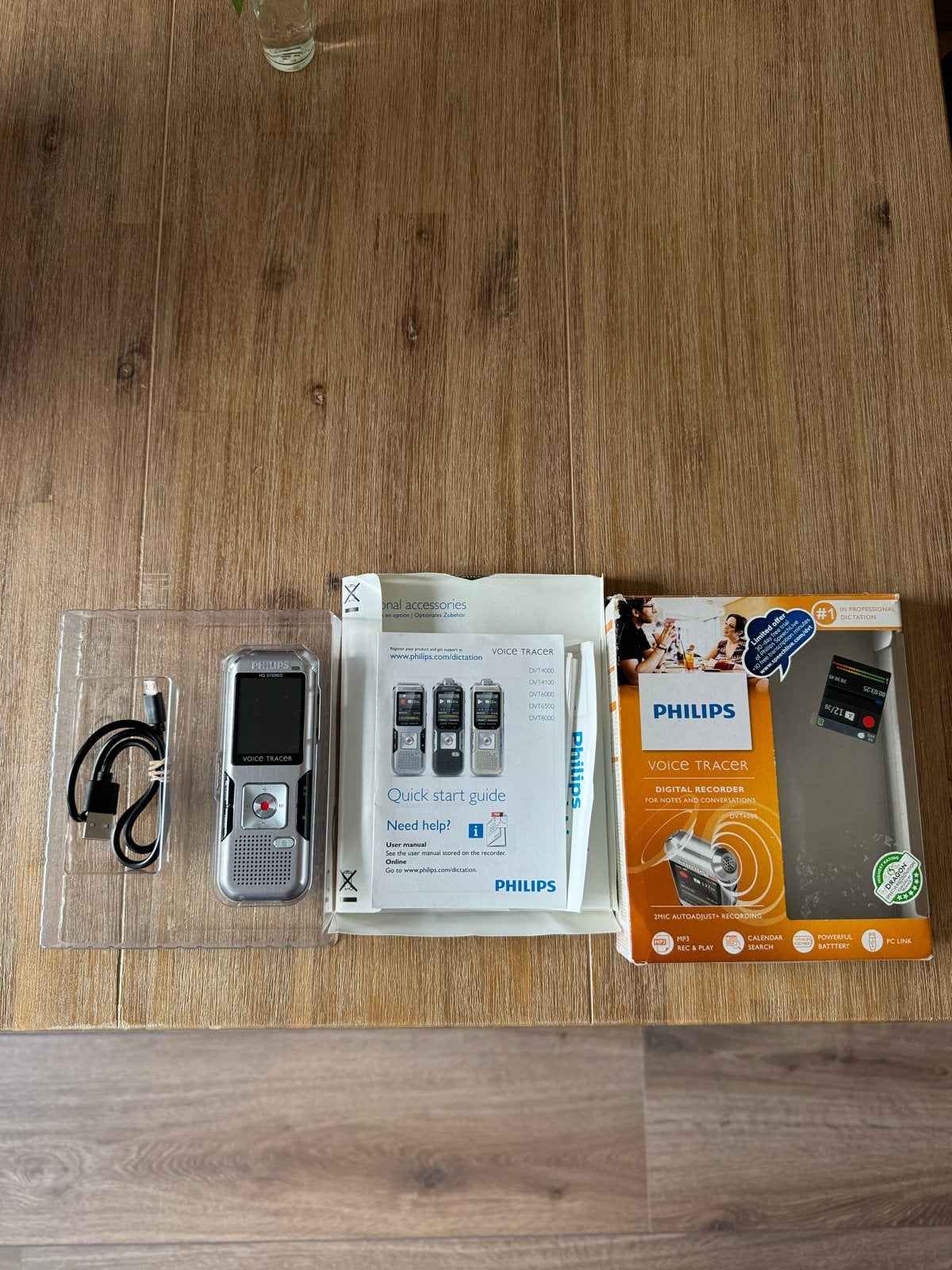 Philips Voice Tracer DVT4000 Digitale Recorder, Ophalen of Verzenden, Gebruikt