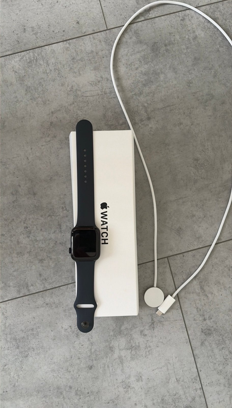 Apple watch ZO GOED ALS NIEUW, Sieraden, Tassen en Uiterlijk, Smartwatches, Ophalen, Zo goed als nieuw, Zwart, IOS
