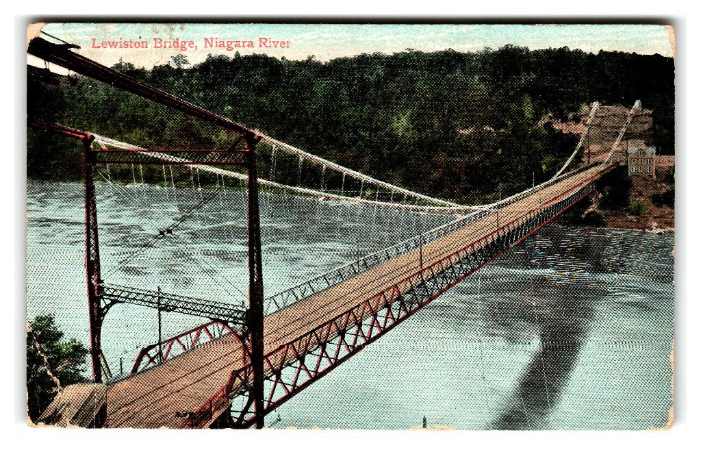 US, Lewiston Bridge - Niagara River, Verzenden, Voor 1920, Gelopen, Buiten Europa