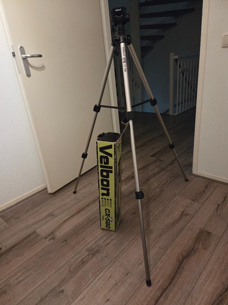 statief camera Velbon CX-580, Ophalen, Nieuw, Driepoot, 150 tot 175 cm