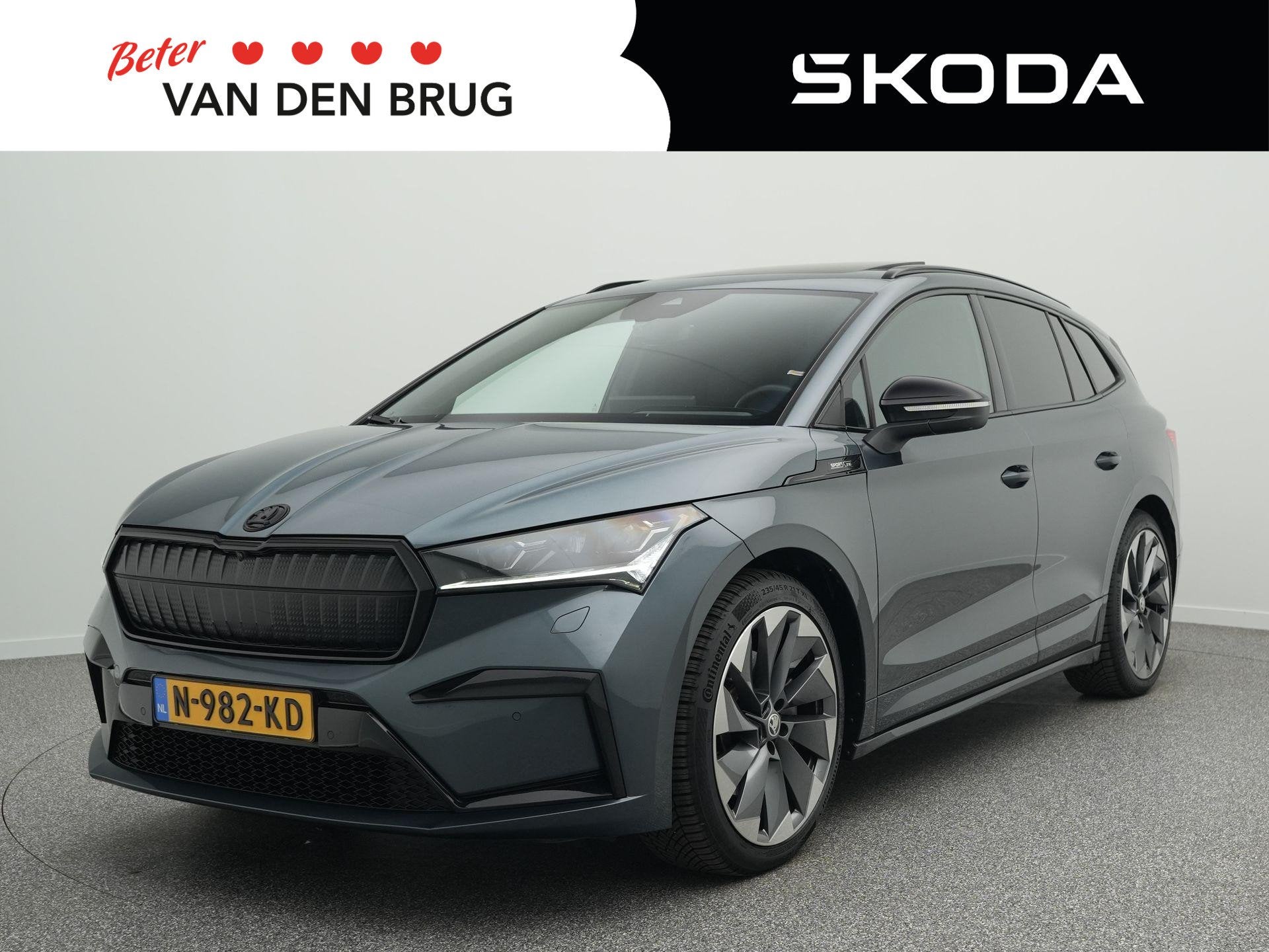 Skoda Enyaq iV 80 Sportline | SoH 92,8% | Trekhaak | Panoram