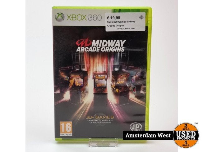 Xbox 360 Game: Midway Arcade Origins, Microsoft, Zo goed als nieuw, Support@microsoft.com, Microsoft Corporation
One Microsoft Way
Redmond, WA 98052-6399
USA