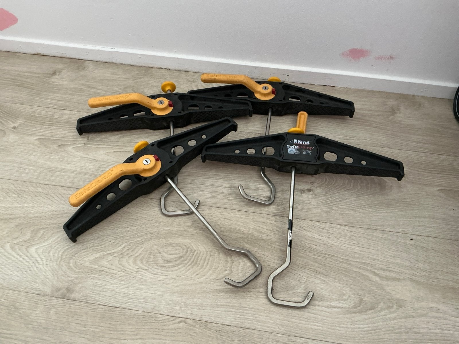 Rhino SafeClamp ladderklemmen (set van 4), Ophalen, Gebruikt