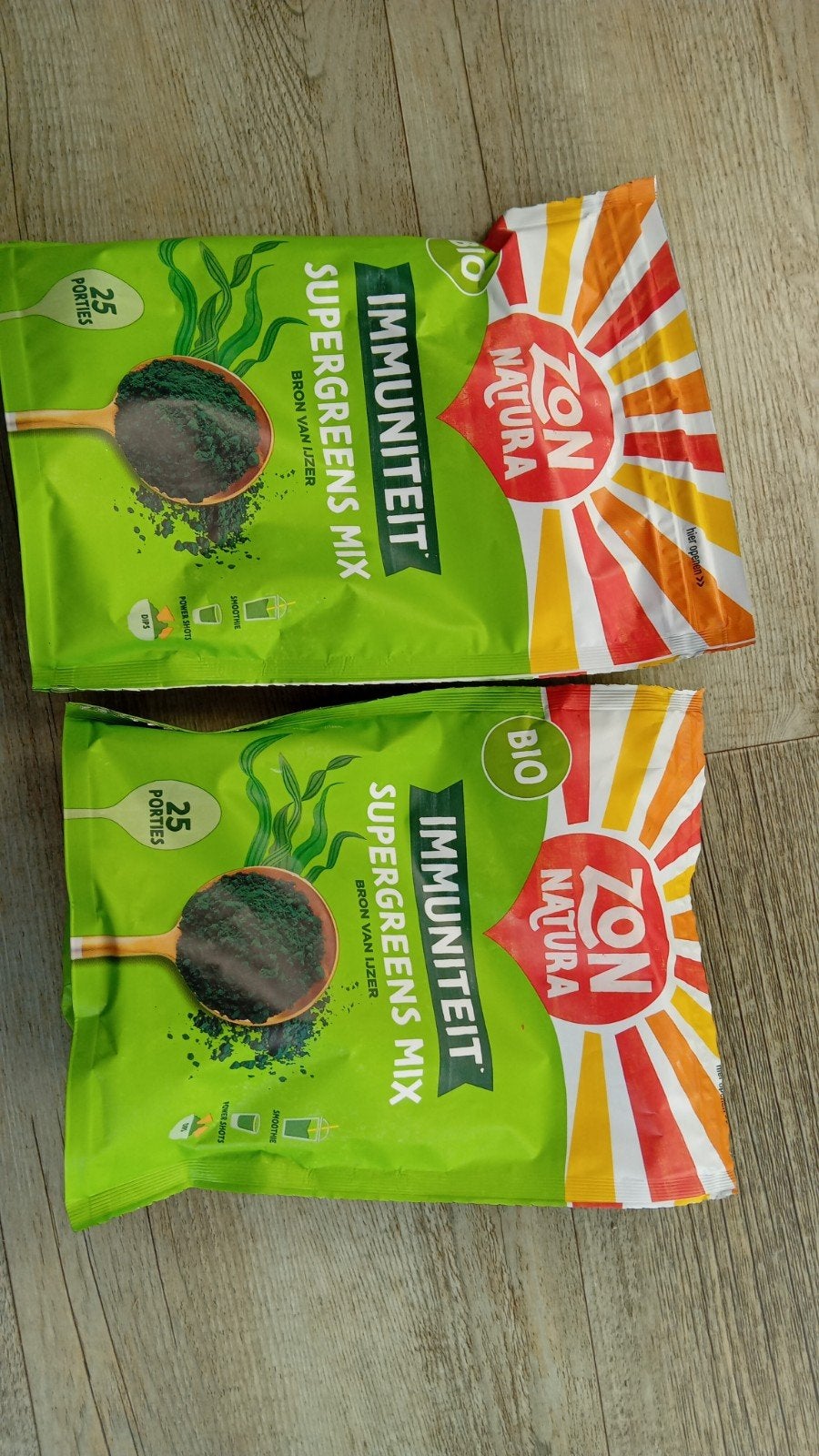 Zonnatura Immuniteit algenpoeder, Ophalen