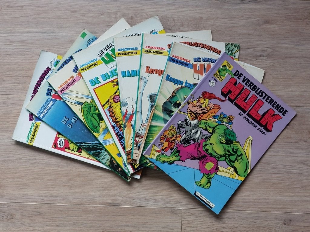 De verbijsterende Hulk (8 albums), Boeken, Meerdere stripboeken, Ophalen of Verzenden, Gelezen