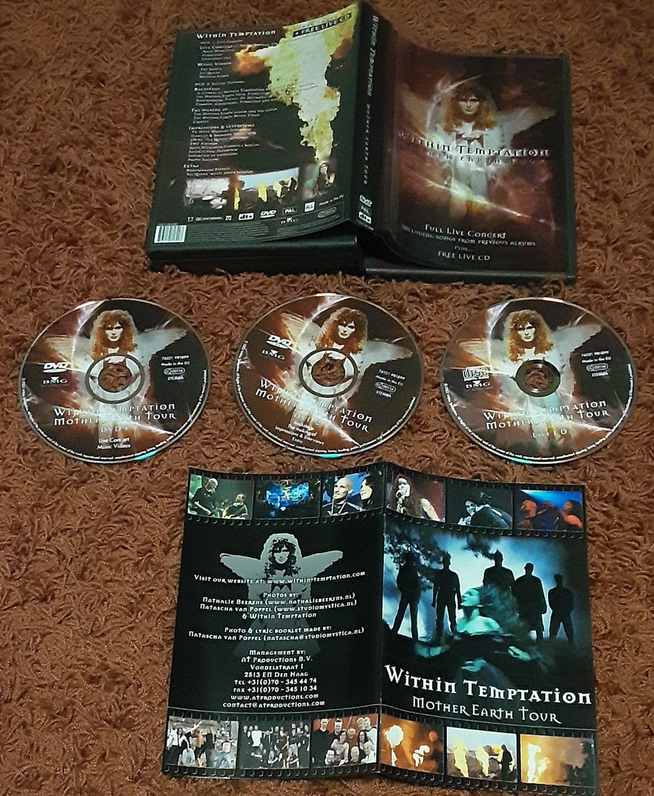 Within Temptation - Mother Earth Tour 2 DVD/CD Set, Alle leeftijden, Nederlands, Ophalen of Verzenden, Concert