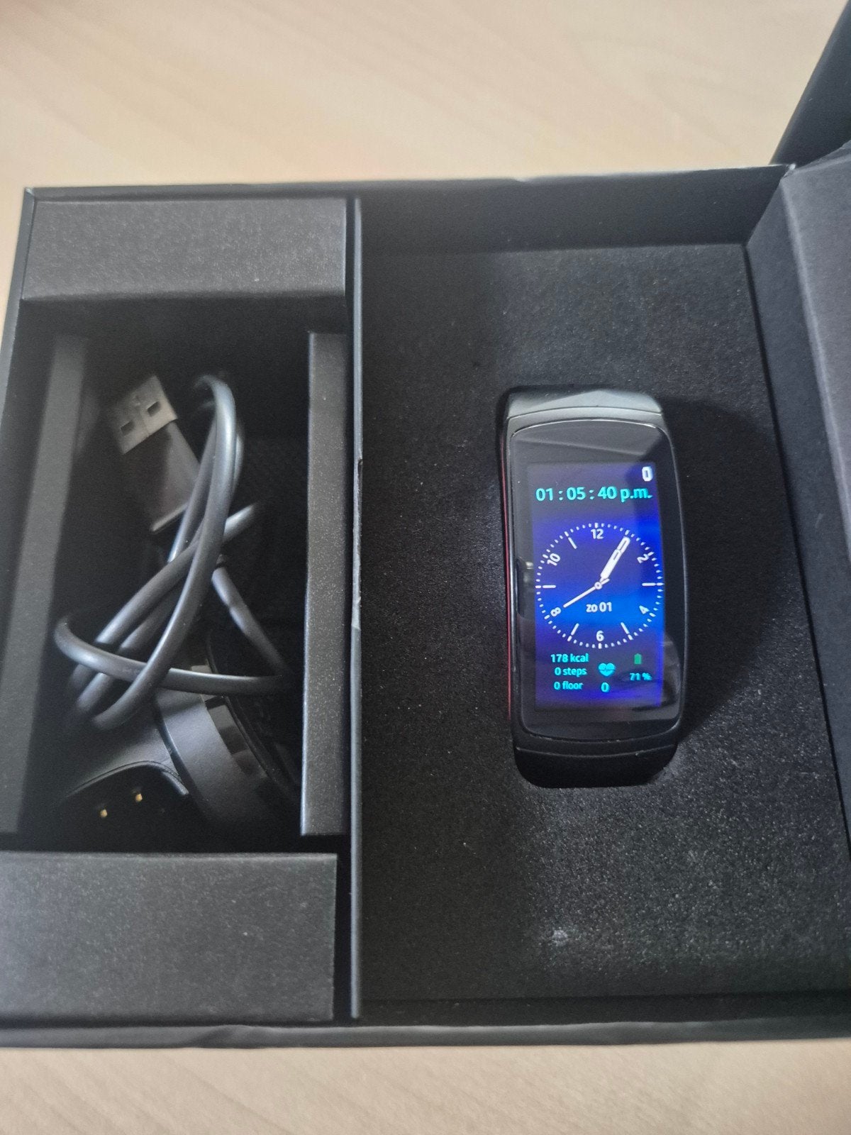 Samsung Gear Fit 2 Pro Smartwatch - Zwart, Gebruikt, Zwart, Ophalen of Verzenden, Samsung