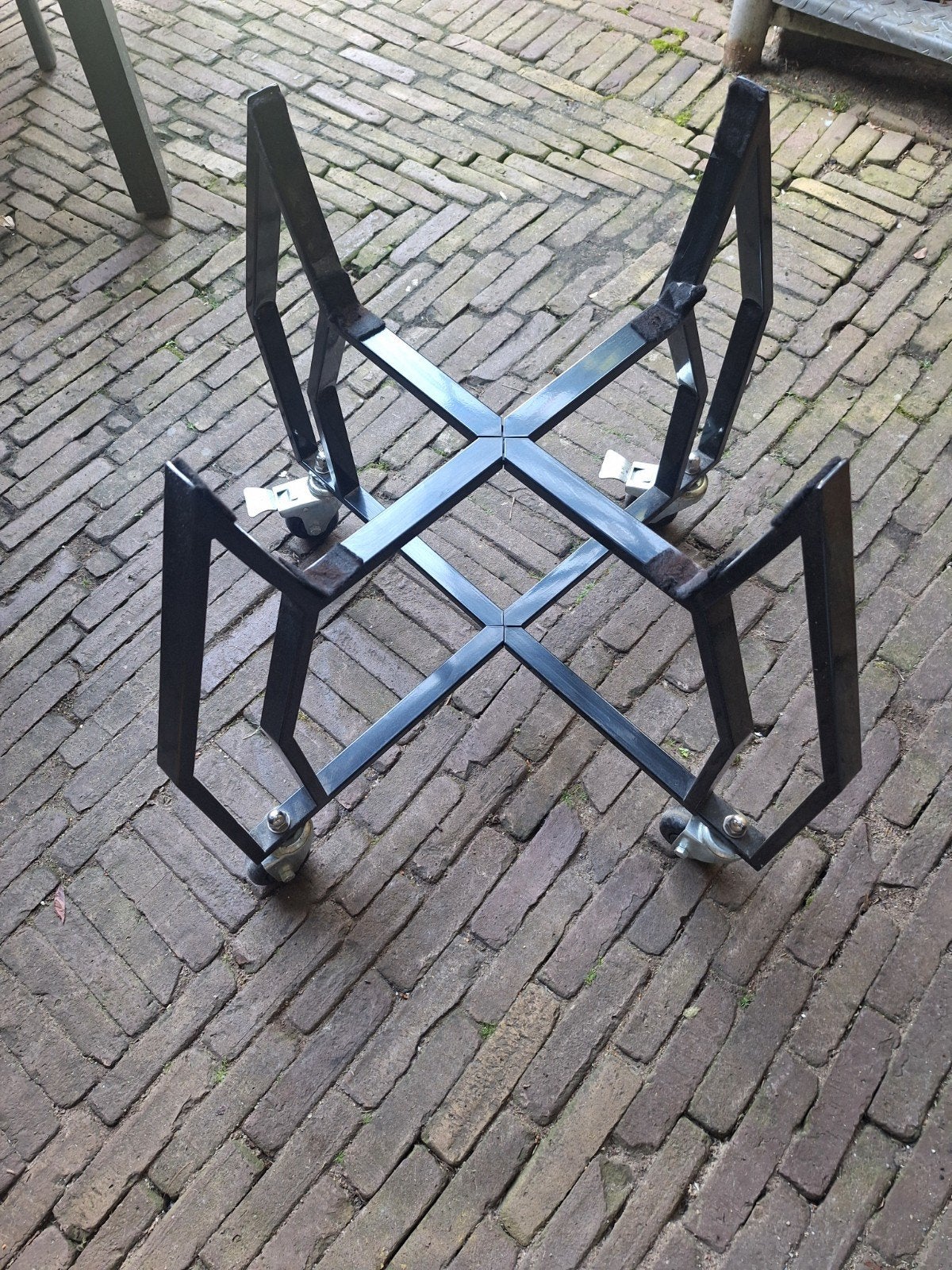 Onderstel Grill Guru Large met 2 zijtafels, Tuin en Terras, Barbecue-accessoires, Ophalen, Gebruikt, Grill Guru
