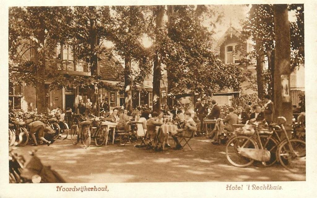 388-555-049 Noordwijkerhout Hotel 't Rechthuis, Verzenden, Voor 1920, Zuid-Holland