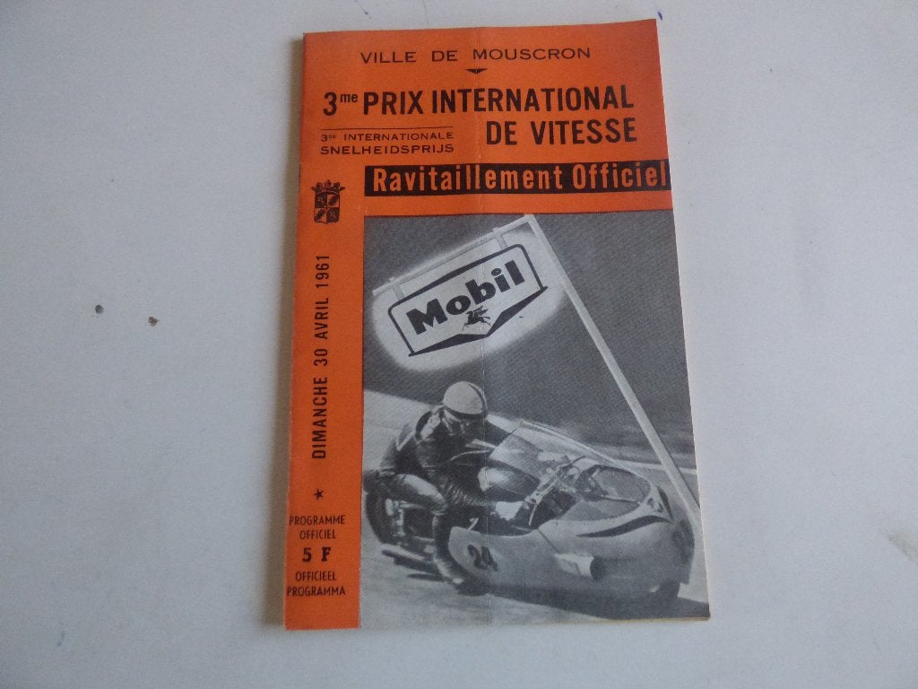 PROGRAMMAFOLDER 3E INTERNATIONALE SNELHEIDSPRIJS MOESKROEN, Ophalen of Verzenden, Overige merken