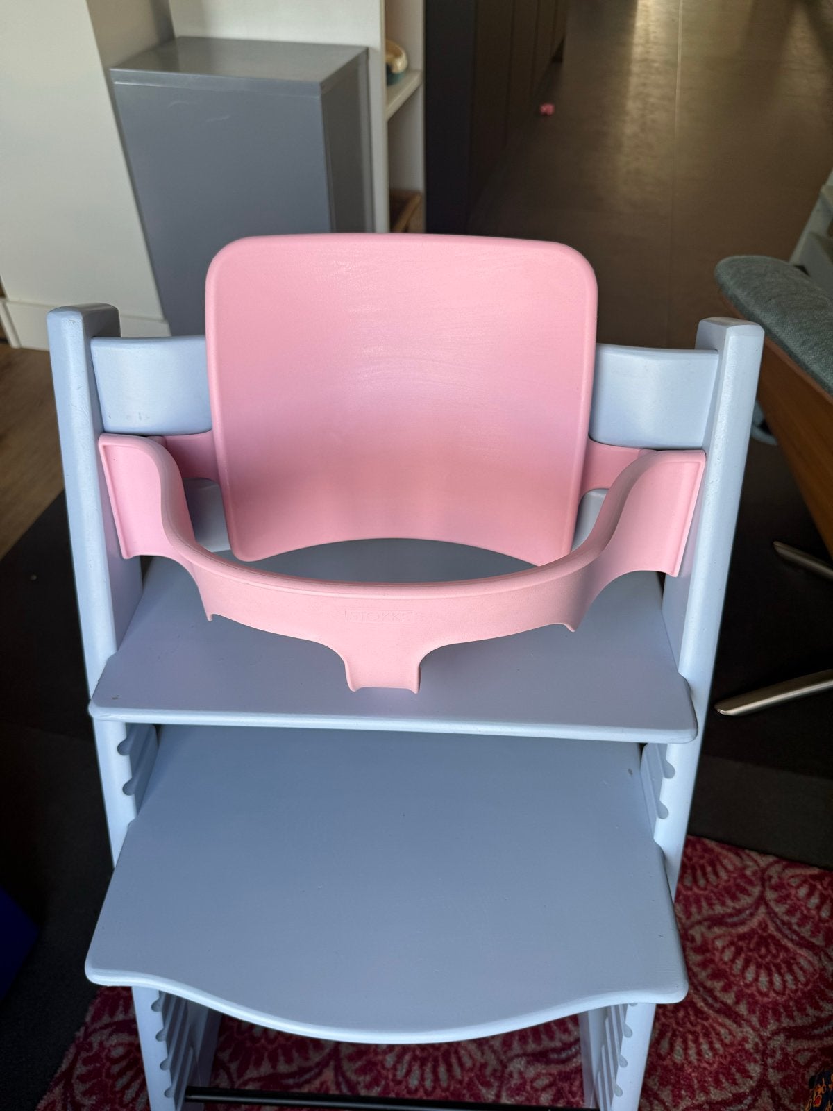 Stokke Tripp Trapp babyset roze, Ophalen, Zo goed als nieuw, Overige typen, Stoelverkleiner