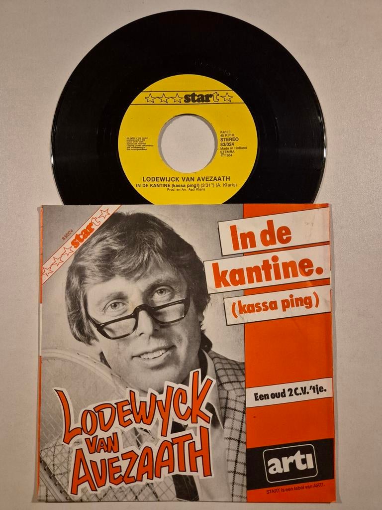 Lodewyck van Avezaath-In de kantine, Ophalen of Verzenden, Zo goed als nieuw, Overige formaten, Levenslied of Smartlap