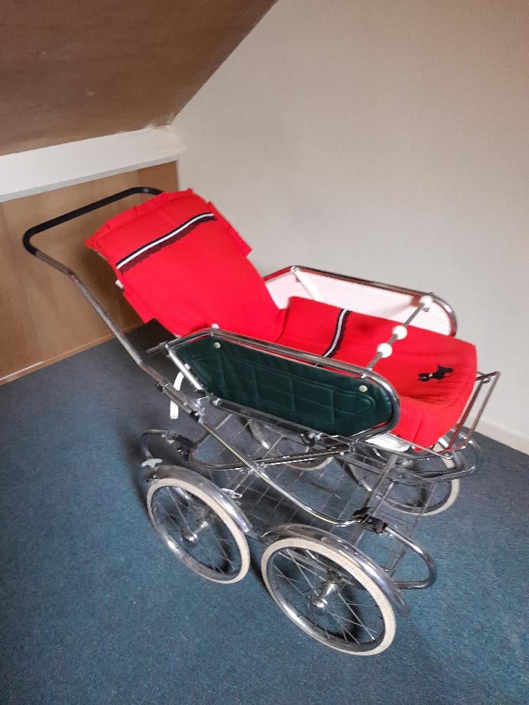 vintage buggy , combinatie wagen , kinderwagen ,ziet er netj, Ophalen, Gebruikt, Duomodel