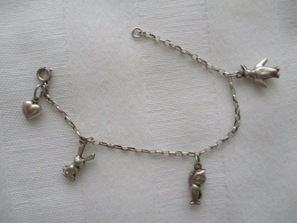zilver kinder bedelarmbandje, Verzenden, Zilver