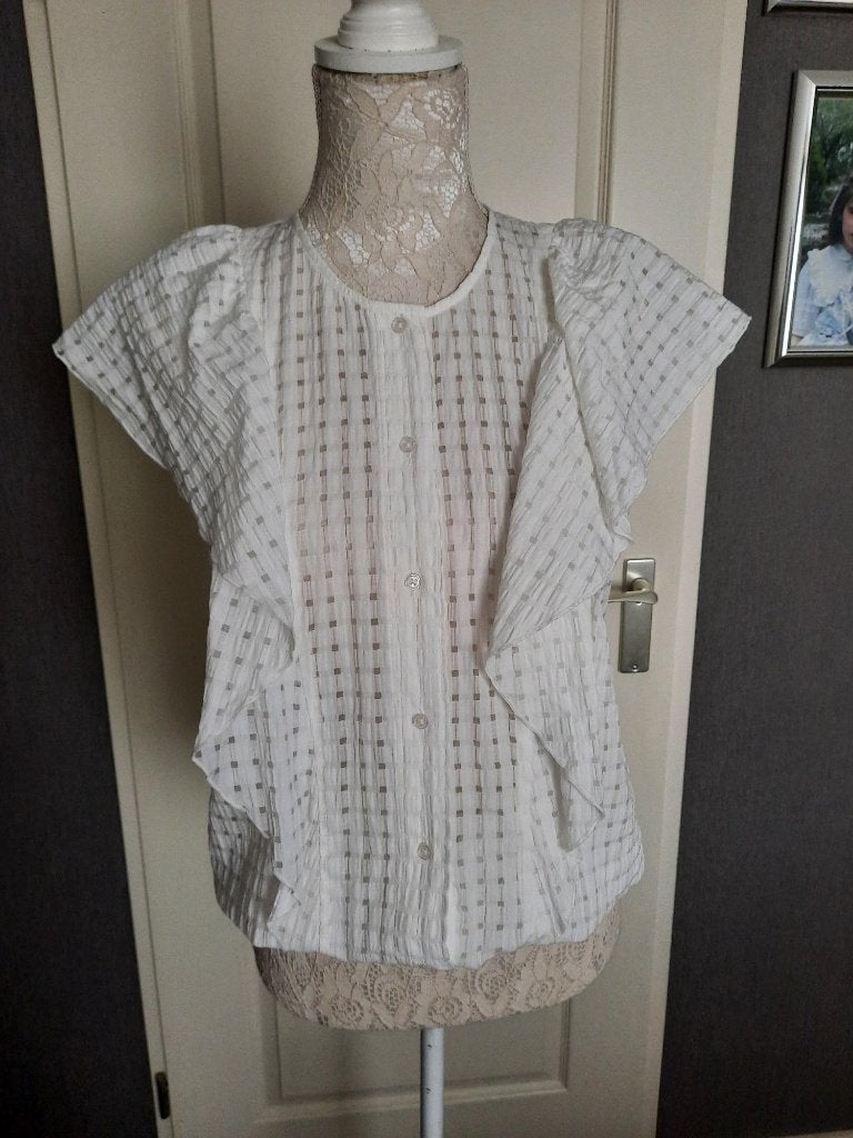 Blouse InWear  NIEUW  Kleur : Wit maat : 40, Maat 38/40 (M), Wit, Nieuw, Ophalen of Verzenden