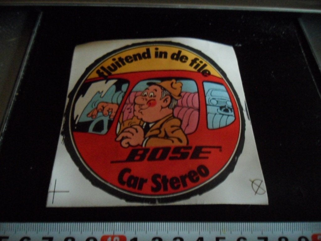 sticker Fluitend in de file BOSE Car Stereo, Ophalen, Zo goed als nieuw