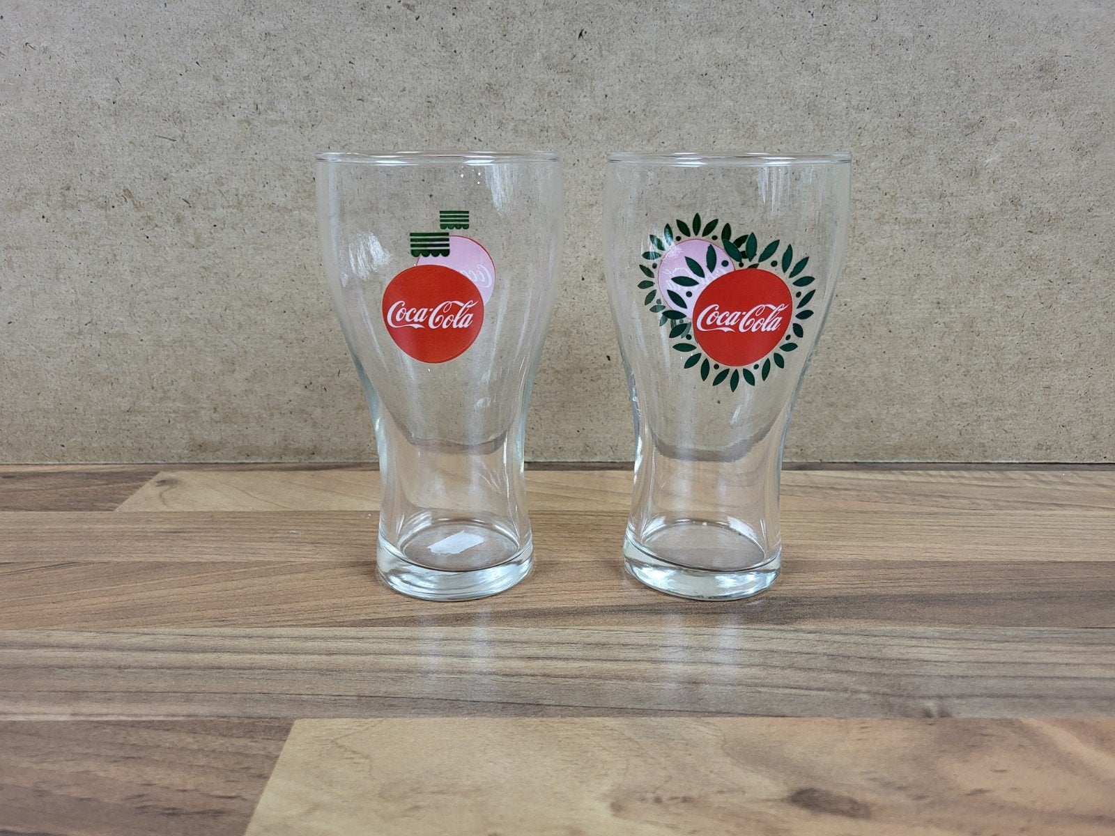 Vintage Coca-Cola Glazen Set - Uniek Design, Vintage, Gebruikt, Meerkleurig, Ophalen of Verzenden