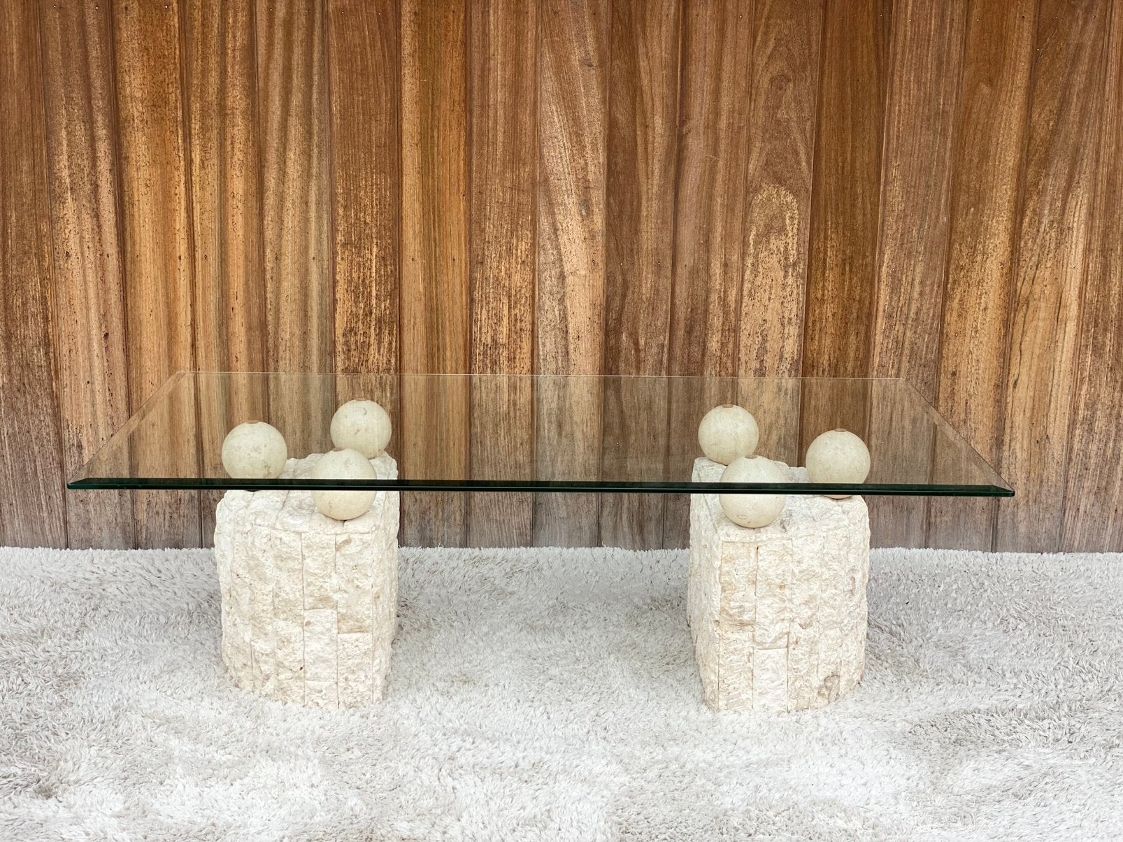 Vintage mactanstone coffeetable, Antiek en Kunst, Ophalen