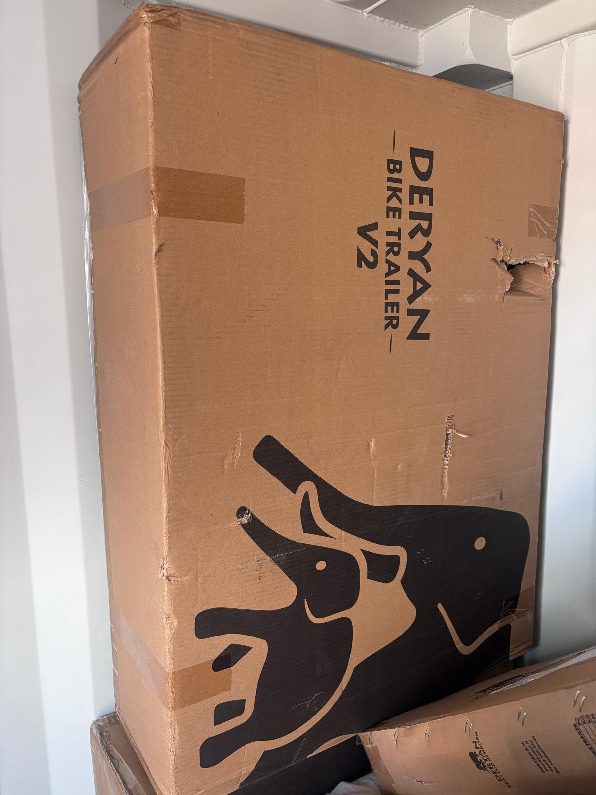 Deryan Trailer V2Fietskar baby's en kinderen apart babyzitje, Ophalen of Verzenden, Nieuw, Kinderkar, 40 tot 60 kg