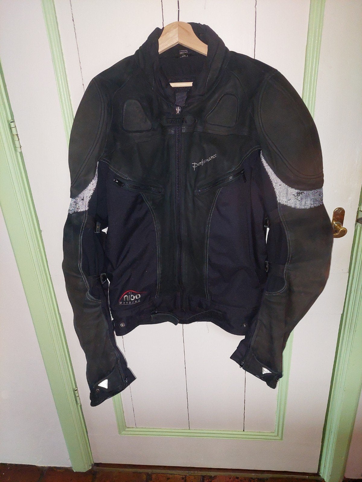Motorjas maat 58, Ophalen, Tweedehands, Jas | textiel