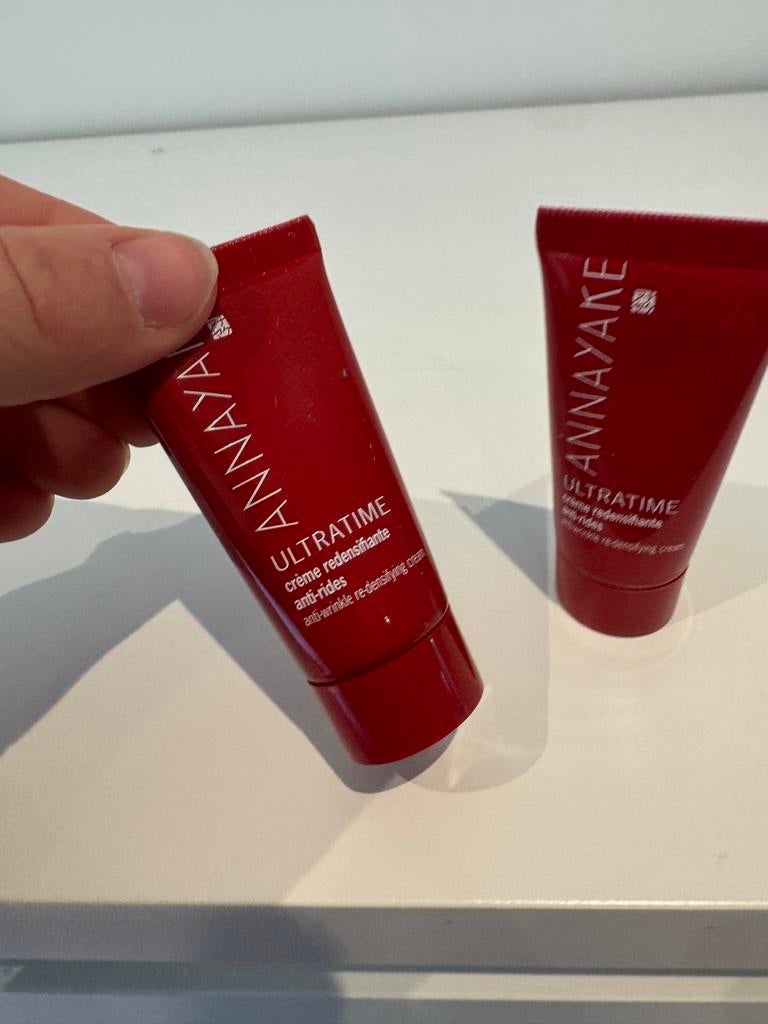 Annayake Ultratime Anti-Rimpel Crème (2x 15ml), Ophalen of Verzenden, Nieuw, Gehele gezicht, Verzorging