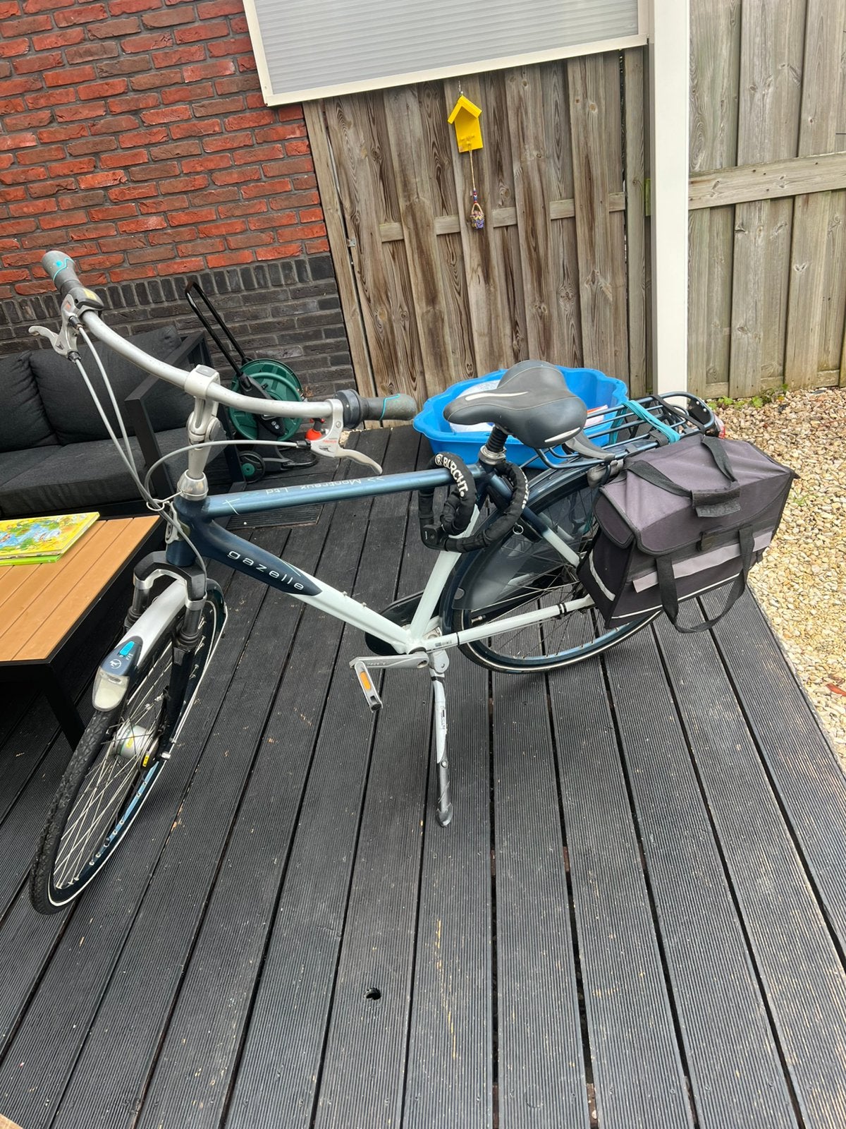 Gazelle Herenfiets, Ophalen, Minder dan 10 versnellingen, Zo goed als nieuw, 55 cm of meer