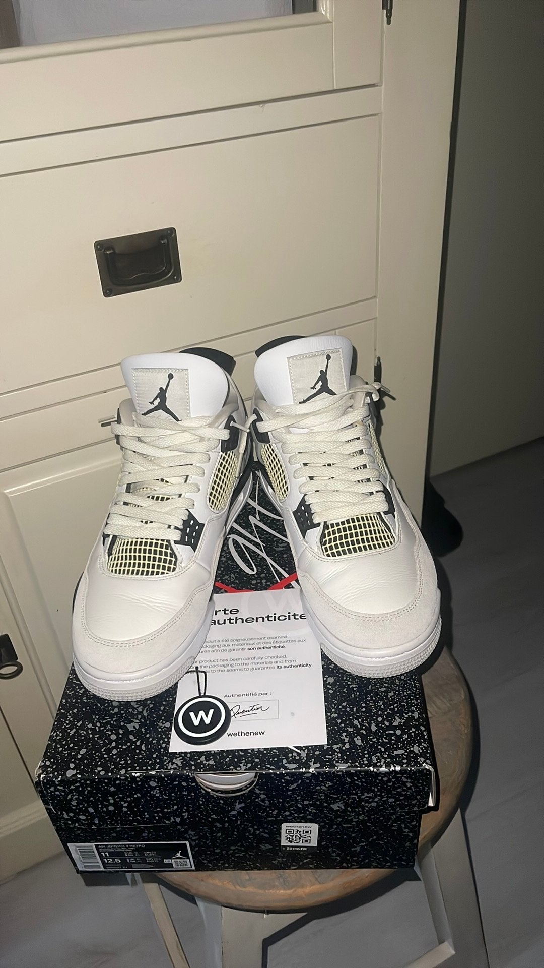 Air jordan 4 retro Military Black 45, Kleding | Heren, Zwart, Ophalen of Verzenden, Sneakers of Gympen, Zo goed als nieuw
