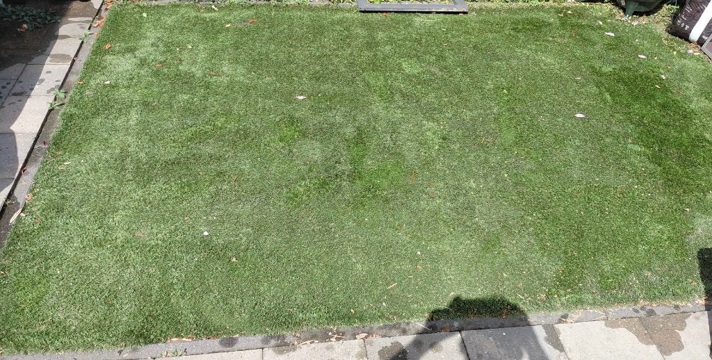 Kunstgras strook, Ophalen, Gebruikt, Minder dan 10 m², Kunstgras