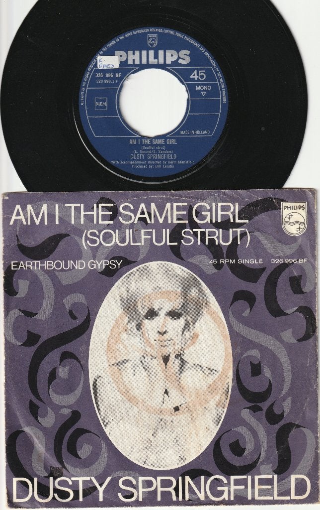 Dusty Springfield ‎– Am I The Same Girl (Soulful Strut) 1969, Ophalen, Gebruikt, R&B en Soul