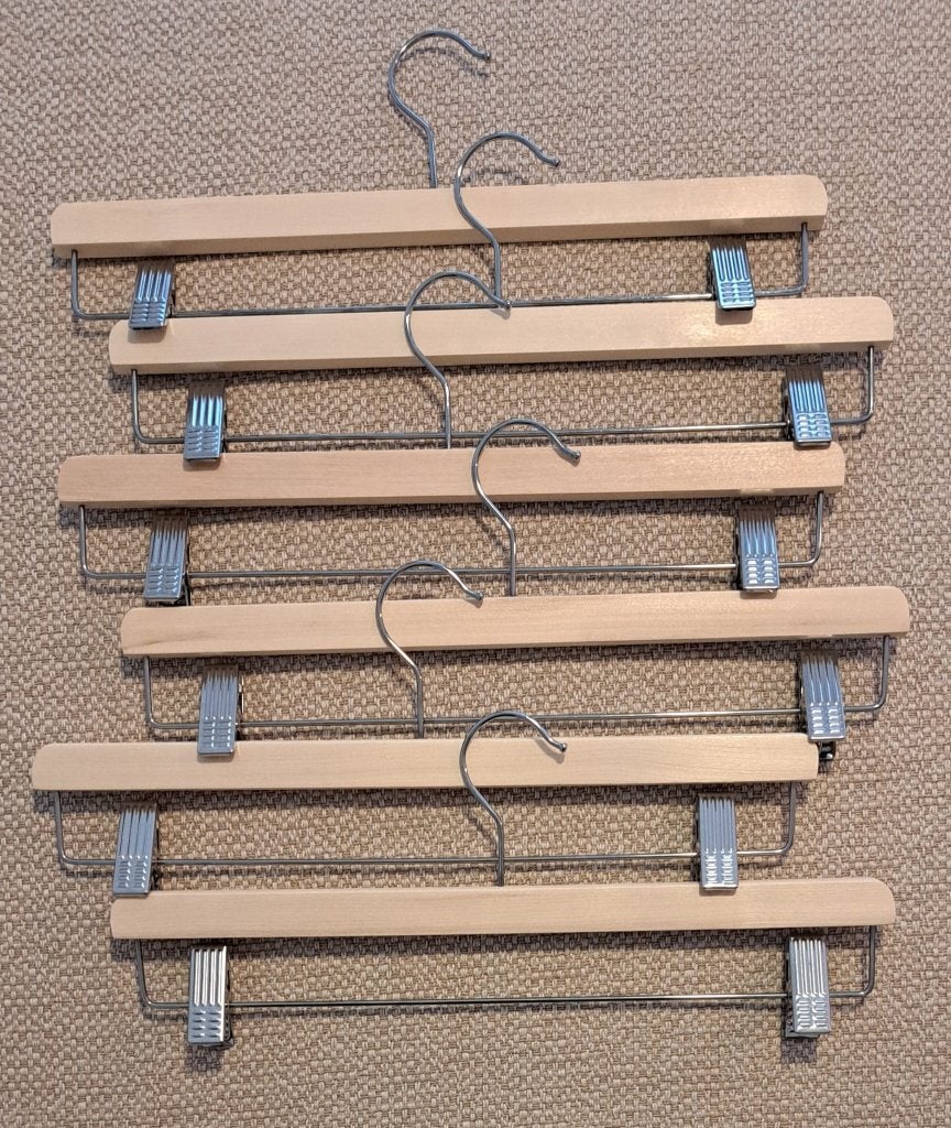 Ikea Bumerang rokhangers, 6 stuks, naturel, nieuw, Kleding | Dames, Ophalen of Verzenden, Nieuw, Hout, Kinderen en Volwassenen