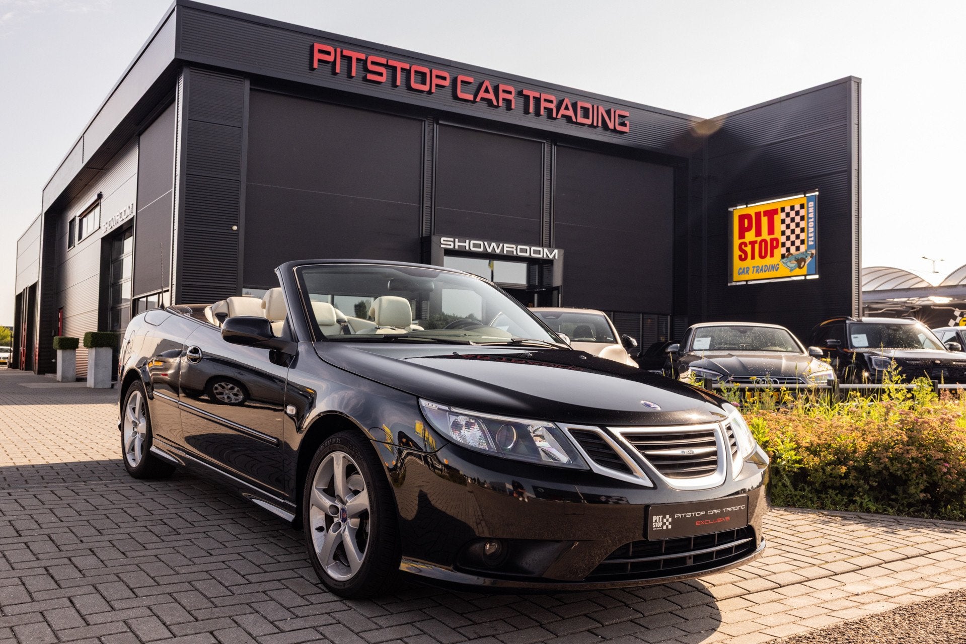 Saab 9-3 Cabrio 2.0 T, 200pk Automaat, Gedocumenteerd, Hirsc, Auto's, Saab, Gebruikt, Beige, Cabriolet, 4 stoelen